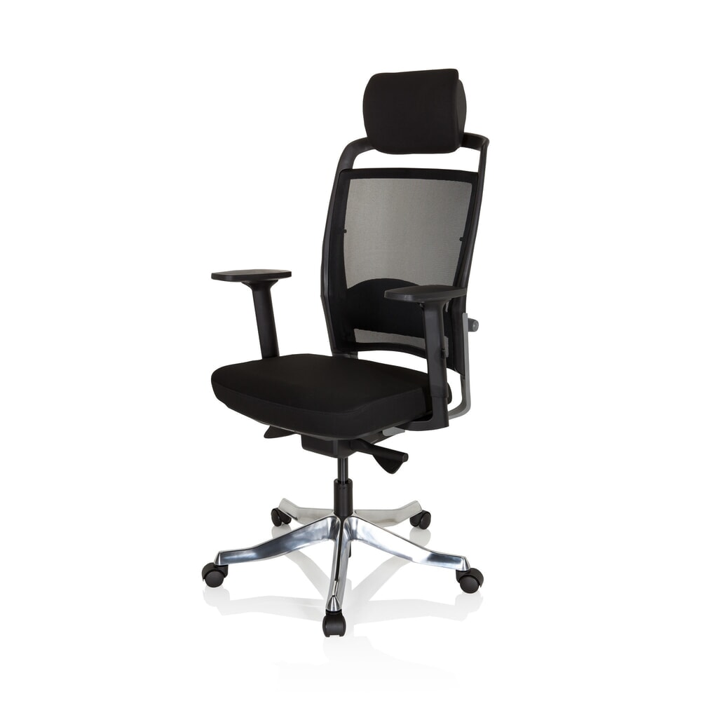 Productafbeelding nr. 10: hjh OFFICE Bürostuhl / Drehstuhl IKAST I Stoff/Netzstoff, schwarz