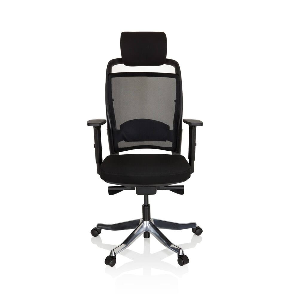 Productafbeelding nr. 1: hjh OFFICE Bürostuhl / Drehstuhl IKAST I Stoff/Netzstoff, schwarz