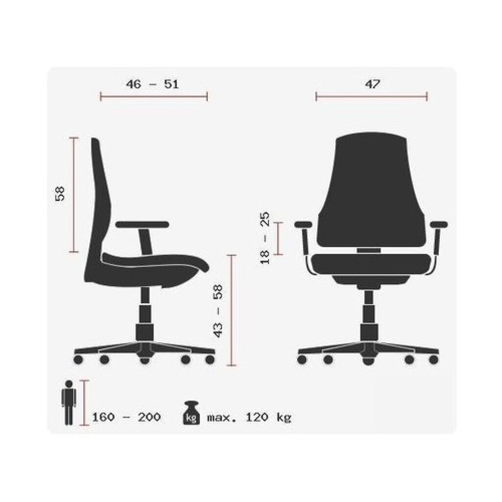 Productafbeelding nr. 12: hjh OFFICE Bürostuhl / Drehstuhl PRO-TEC 250 Stoff, schwarz