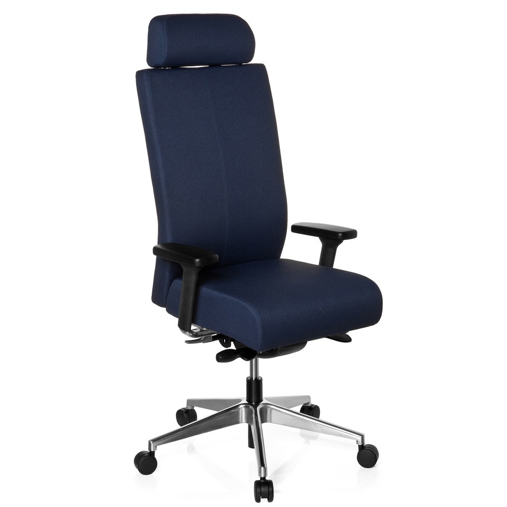 Productafbeelding nr. 4: hjh OFFICE Bürostuhl / Drehstuhl PRO-TEC XXL Stoff, blau