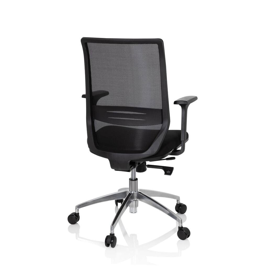hjh OFFICE Bürostuhl / Drehstuhl PROFONDO Stoff/Netzstoff, schwarz Productafbeelding nr. 6: hjh OFFICE Bürostuhl / Drehstuhl PROFONDO Stoff/Netzstoff, schwarz