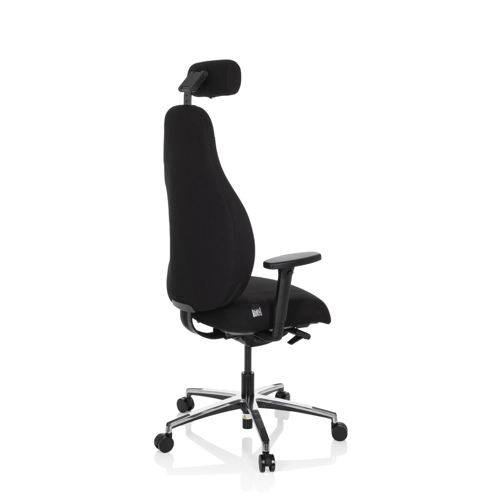 hjh OFFICE Bürostuhl / Drehstuhl RESISTIO Stoff, schwarz Productafbeelding nr. 5: hjh OFFICE Bürostuhl / Drehstuhl RESISTIO Stoff, schwarz