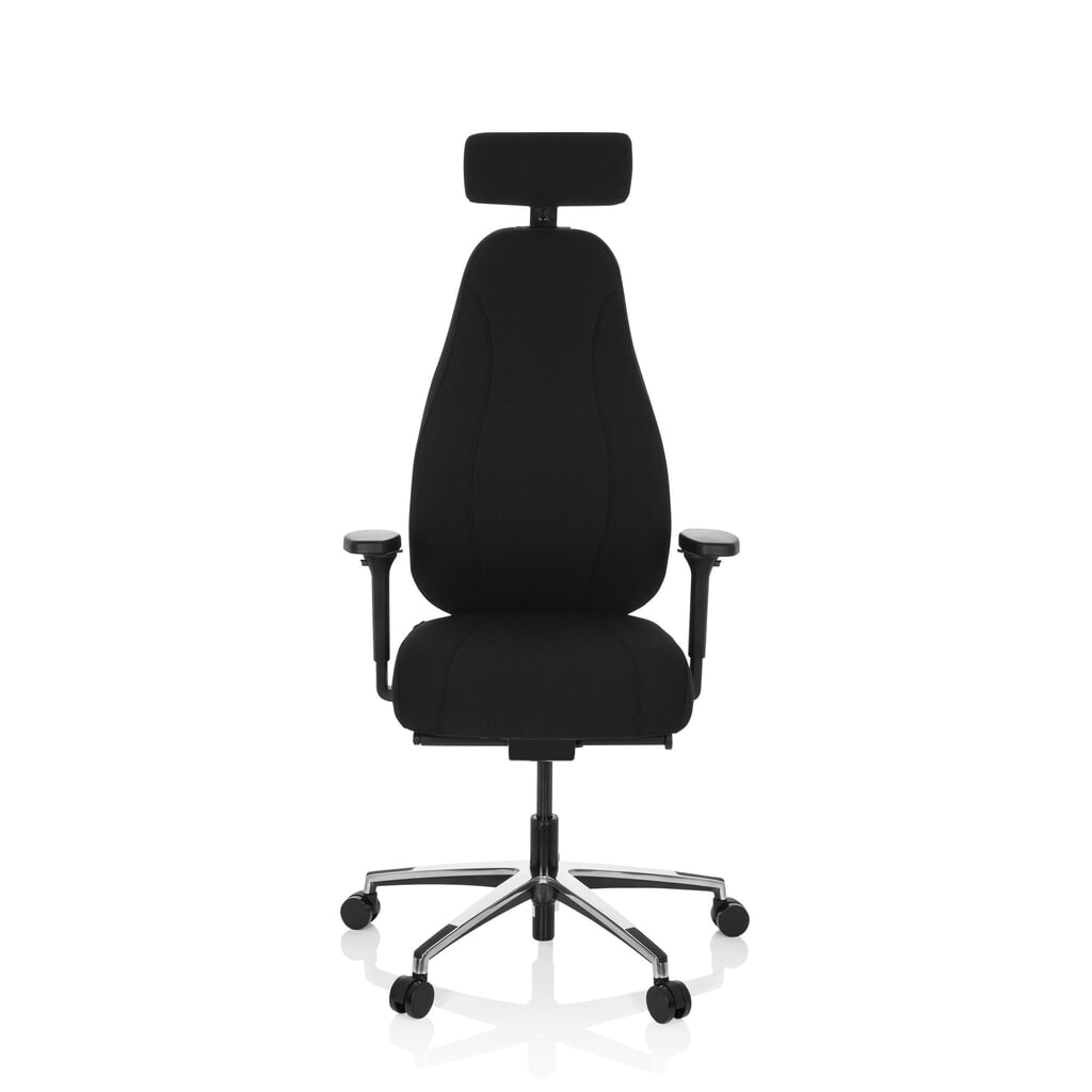 Product afbeelding: hjh OFFICE Bürostuhl / Drehstuhl RESISTIO Stoff, schwarz