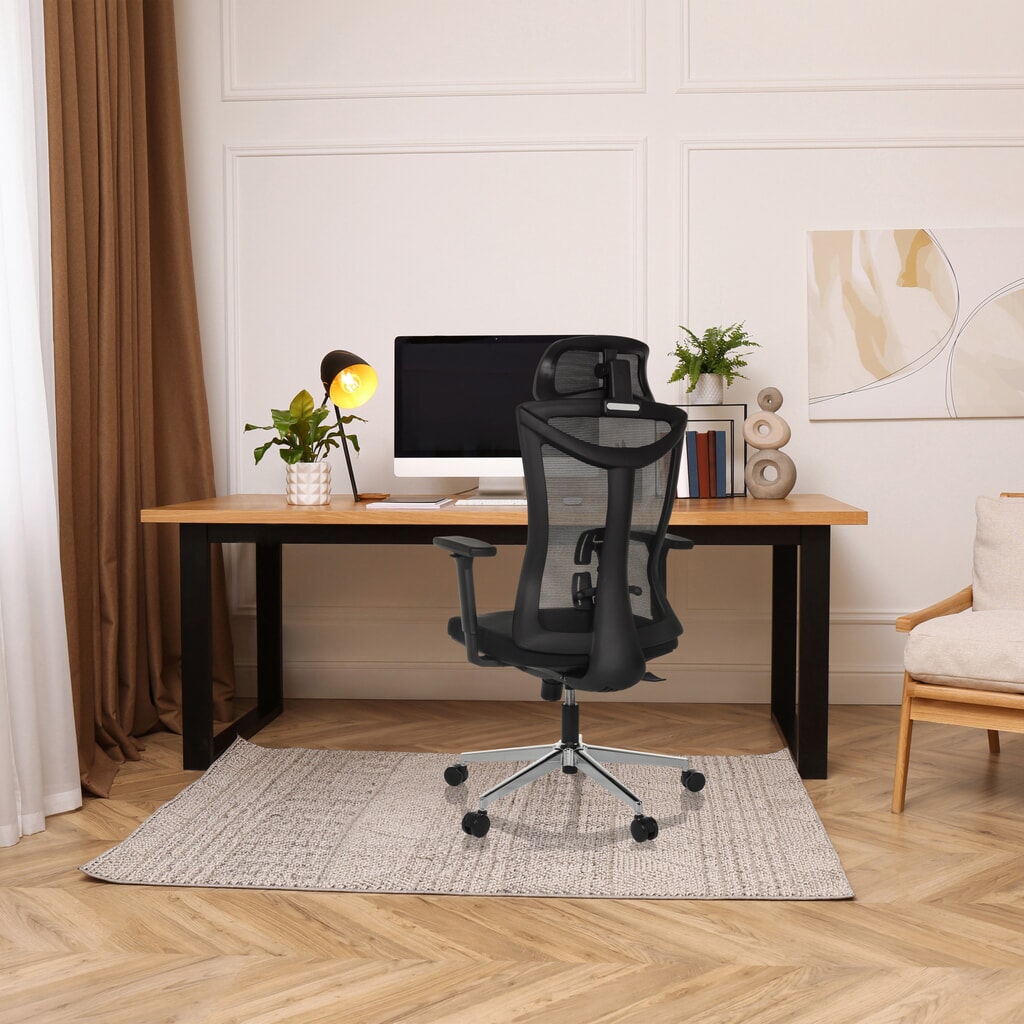 Productafbeelding nr. 5: hjh OFFICE bureaustoel KAMIAK, synchroonmechanisme, draagvermogen 120 kg, zwart