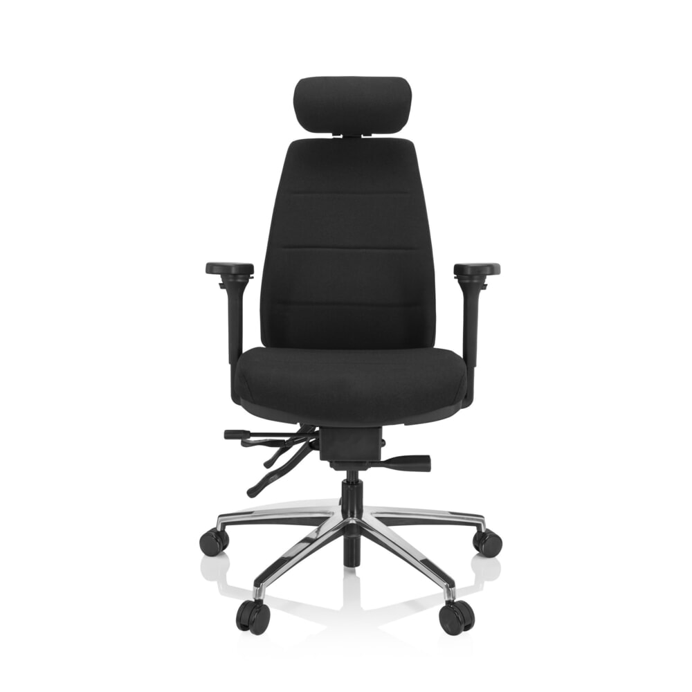 Productafbeelding nr. 1: Bureaustoel / draaistoel hjh OFFICE PHOENIX PRO I stof, zwart