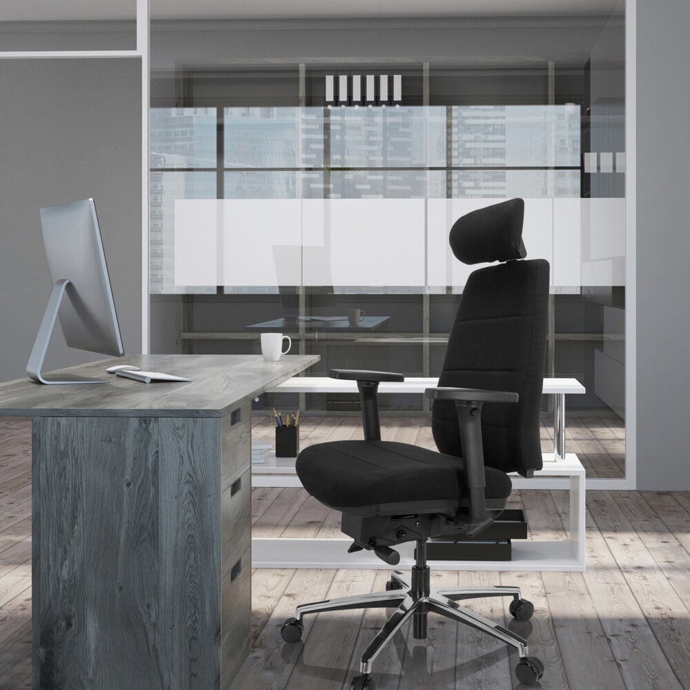 Productafbeelding nr. 6: Bureaustoel / draaistoel hjh OFFICE PHOENIX PRO I stof, zwart