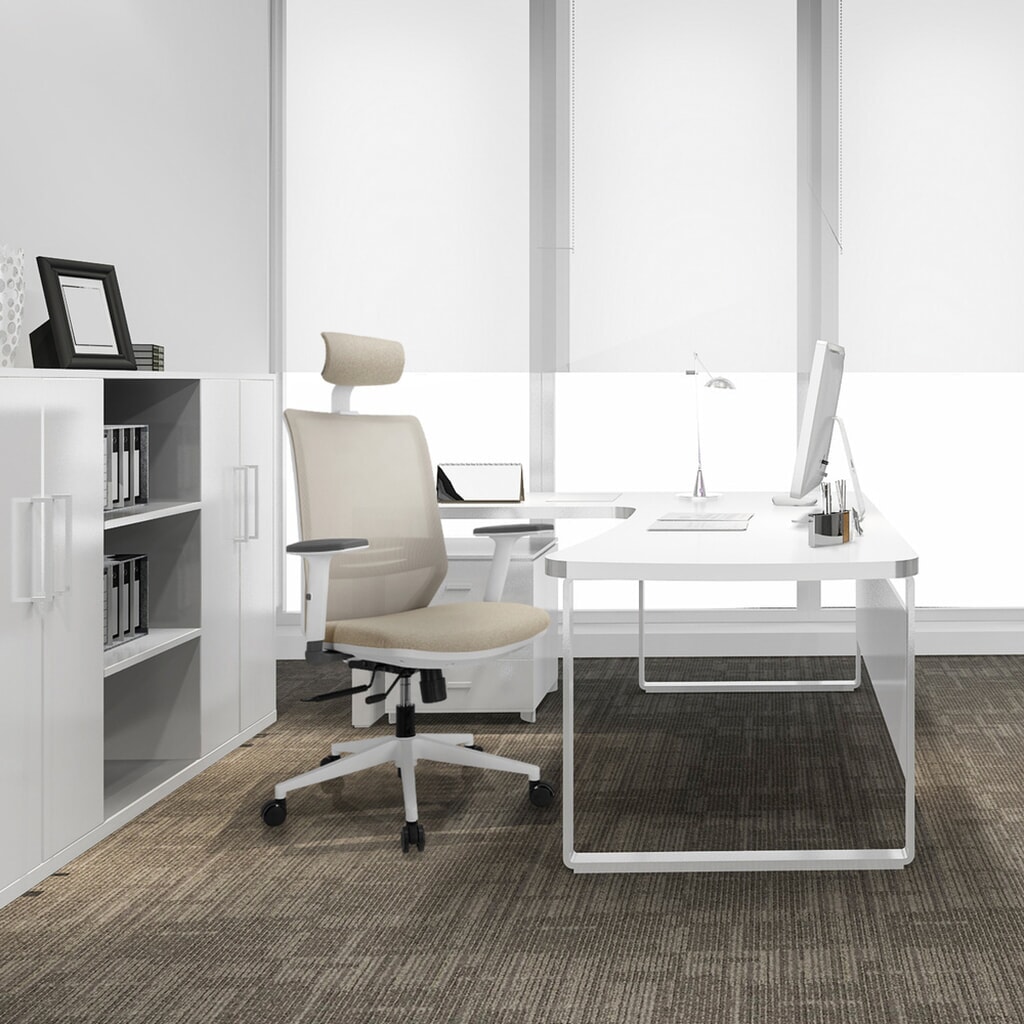 Productafbeelding nr. 7: Bureaustoel / draaistoel hjh OFFICE PROFONDO PRO W netstof / stof, beige