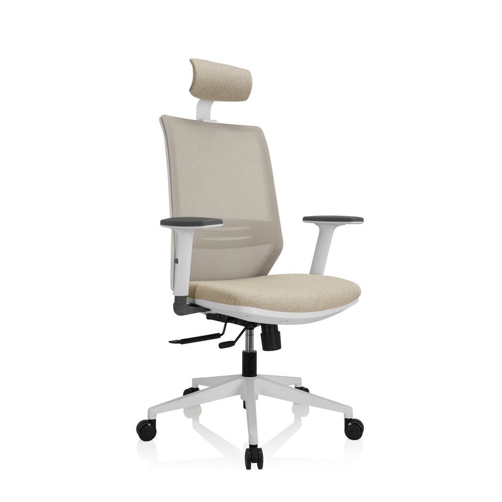 Bureaustoel / draaistoel hjh OFFICE PROFONDO PRO W netstof / stof, beige Productafbeelding nr. 8: Bureaustoel / draaistoel hjh OFFICE PROFONDO PRO W netstof / stof, beige