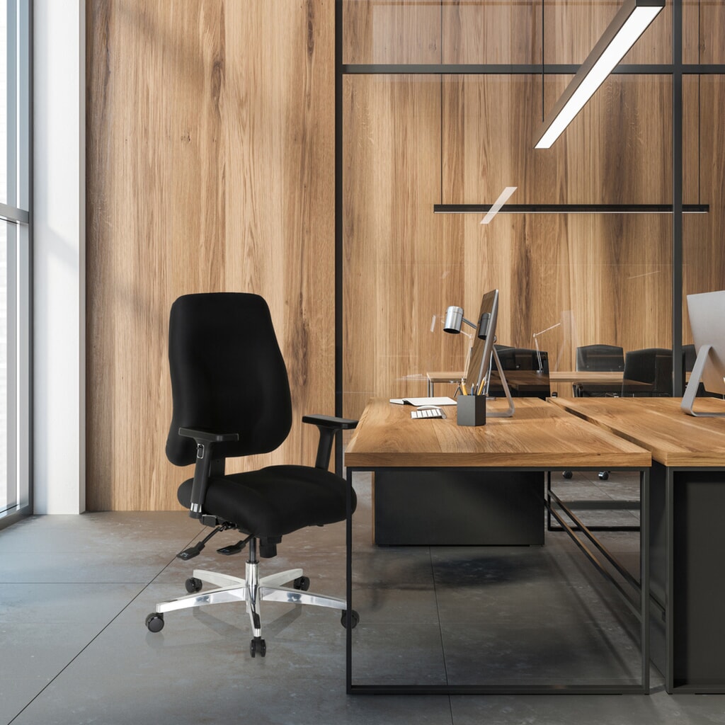 Bureaustoel / directiestoel hjh OFFICE ZENIT COMFORT, zwart Productafbeelding nr. 7: Bureaustoel / directiestoel hjh OFFICE ZENIT COMFORT, zwart