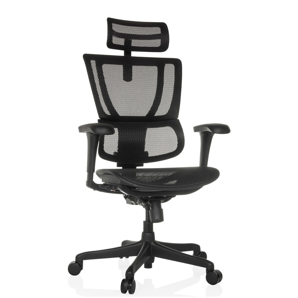 Productafbeelding nr. 6: hjh OFFICE directiestoel ERGOHUMAN SLIM ECO M GEN2, met flexibele rugleuning, draagvermogen 120 kg, hoogte 1120 - 1340 mm, mesh zitting, zwart