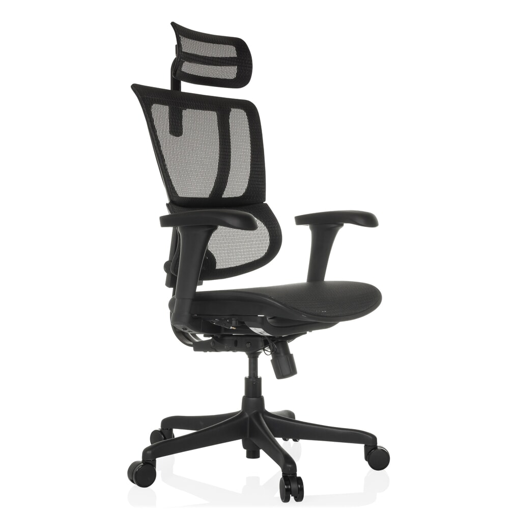 Productafbeelding nr. 8: hjh OFFICE directiestoel ERGOHUMAN SLIM ECO M GEN2, met flexibele rugleuning, draagvermogen 120 kg, hoogte 1120 - 1340 mm, mesh zitting, zwart