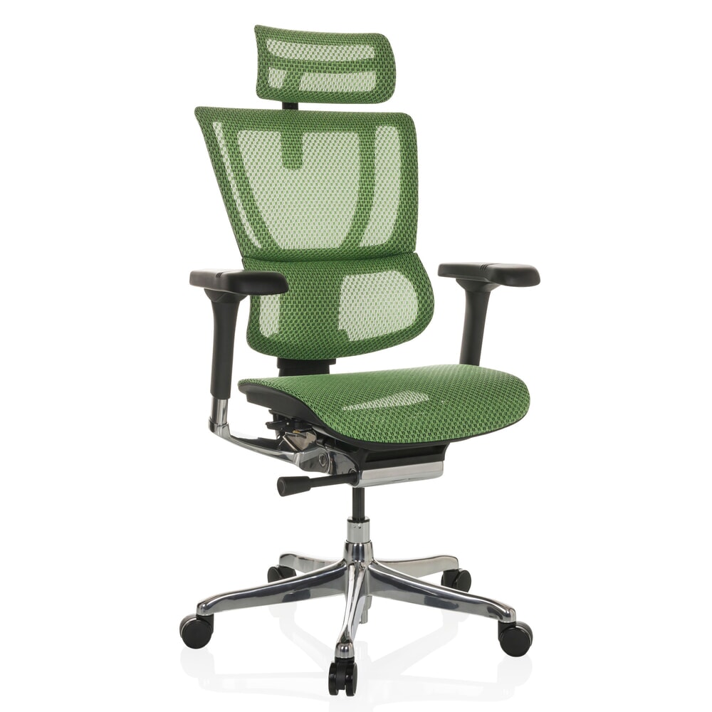 Productafbeelding nr. 6: hjh OFFICE directiestoel ERGOHUMAN SLIM GEN2, met flexibele rugleuning, draagvermogen 150 kg, groen, armleuning zwart