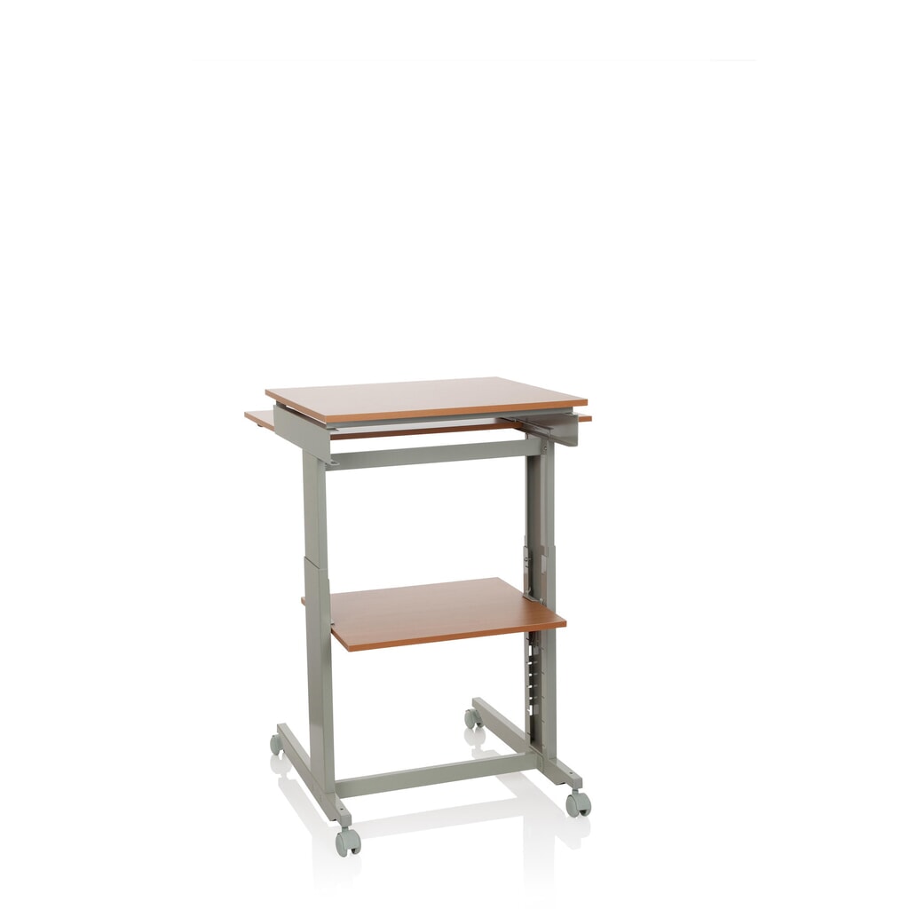 Productafbeelding nr. 10: Computertafel / bureau hjh OFFICE WORKSTATION, grijs / beuk
