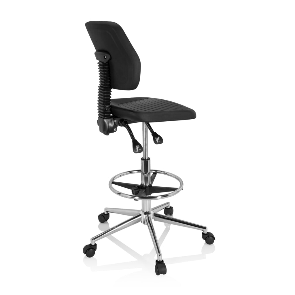 Productafbeelding nr. 4: hjh OFFICE Ergonomischer Hocker / Arbeitsstuhl TOP WORK 11 I Hartschaum, schwarz
