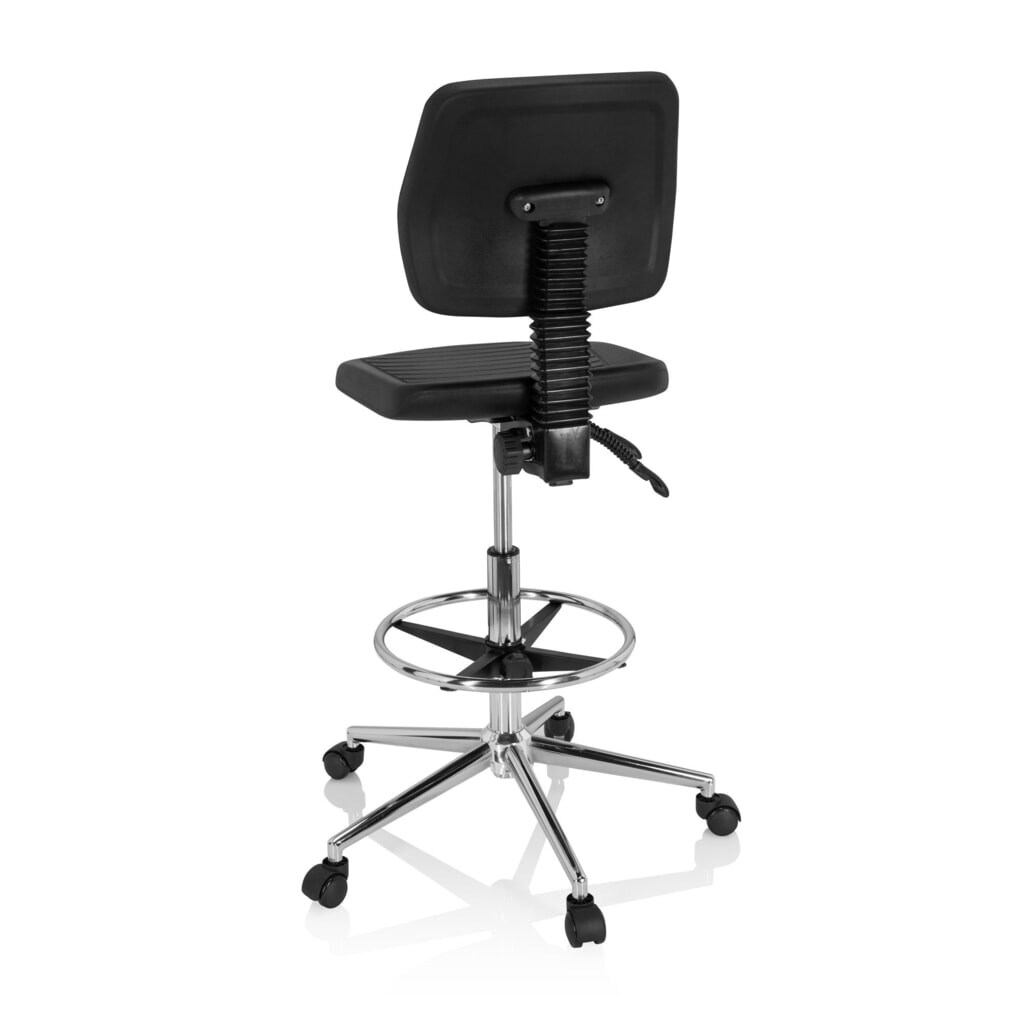 Productafbeelding nr. 6: hjh OFFICE Ergonomischer Hocker / Arbeitsstuhl TOP WORK 11 I Hartschaum, schwarz