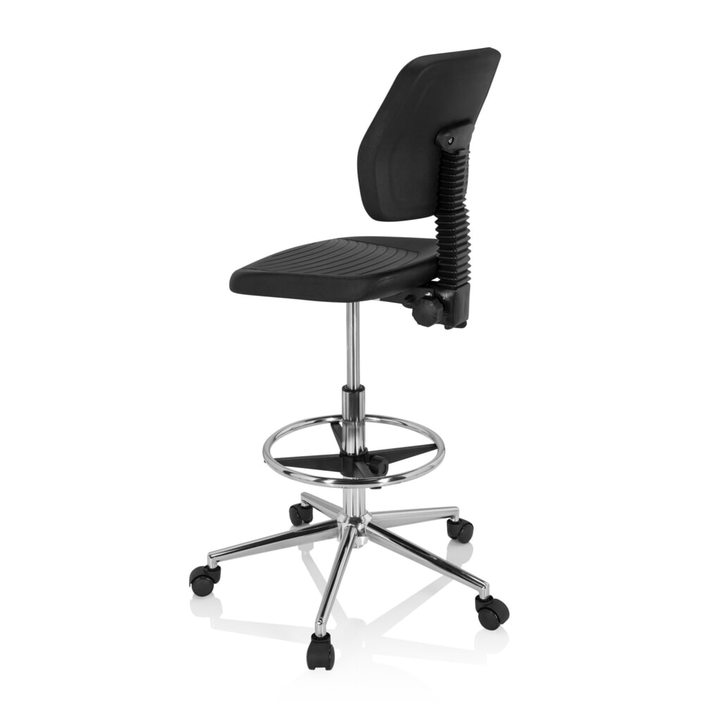 Productafbeelding nr. 7: hjh OFFICE Ergonomischer Hocker / Arbeitsstuhl TOP WORK 11 I Hartschaum, schwarz