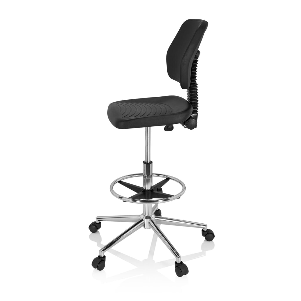 hjh OFFICE Ergonomischer Hocker / Arbeitsstuhl TOP WORK 11 I Hartschaum, schwarz Productafbeelding nr. 8: hjh OFFICE Ergonomischer Hocker / Arbeitsstuhl TOP WORK 11 I Hartschaum, schwarz