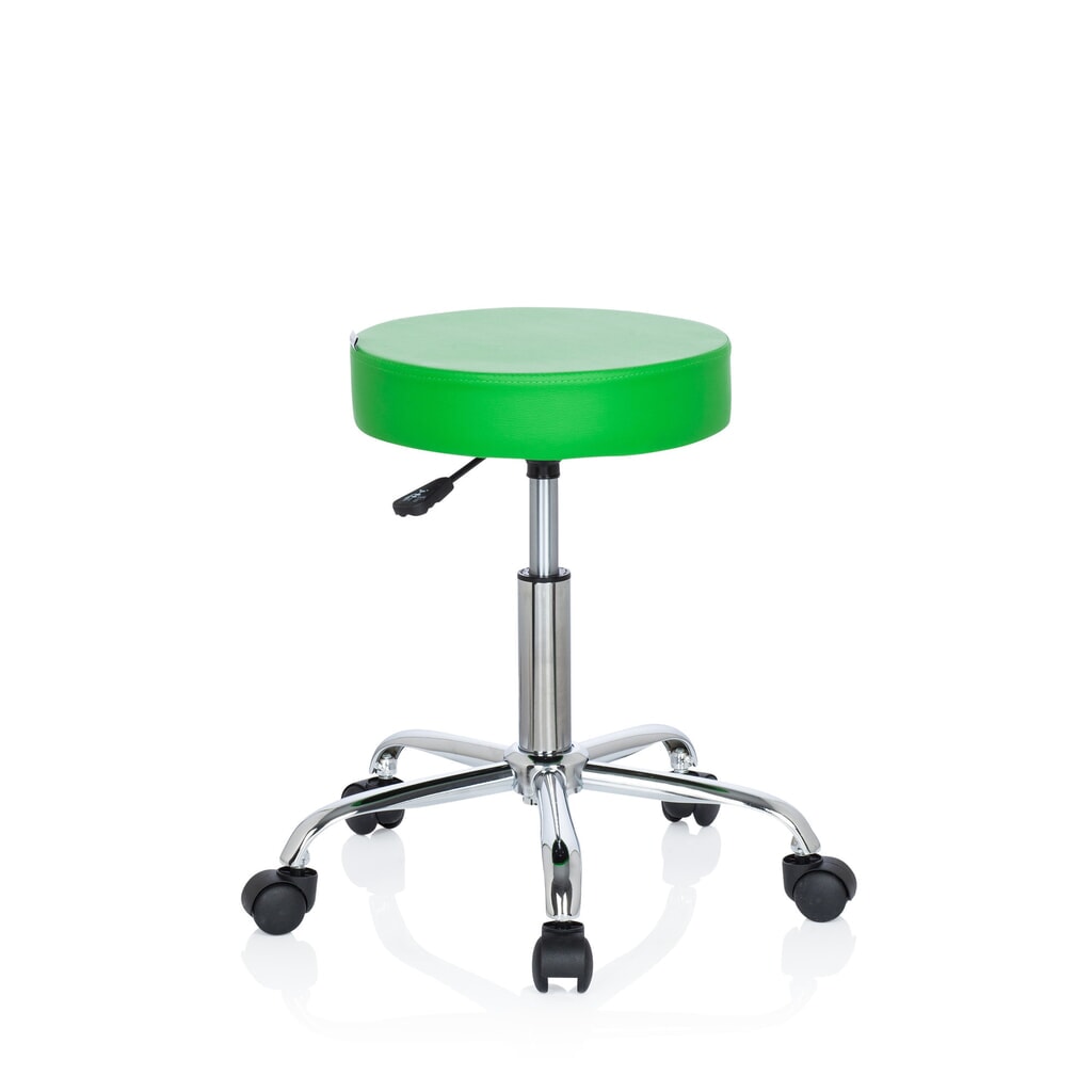 Productafbeelding nr. 2: hjh OFFICE Ergonomischer Hocker / Drehhocker OPERATOR II Kunstleder, grün