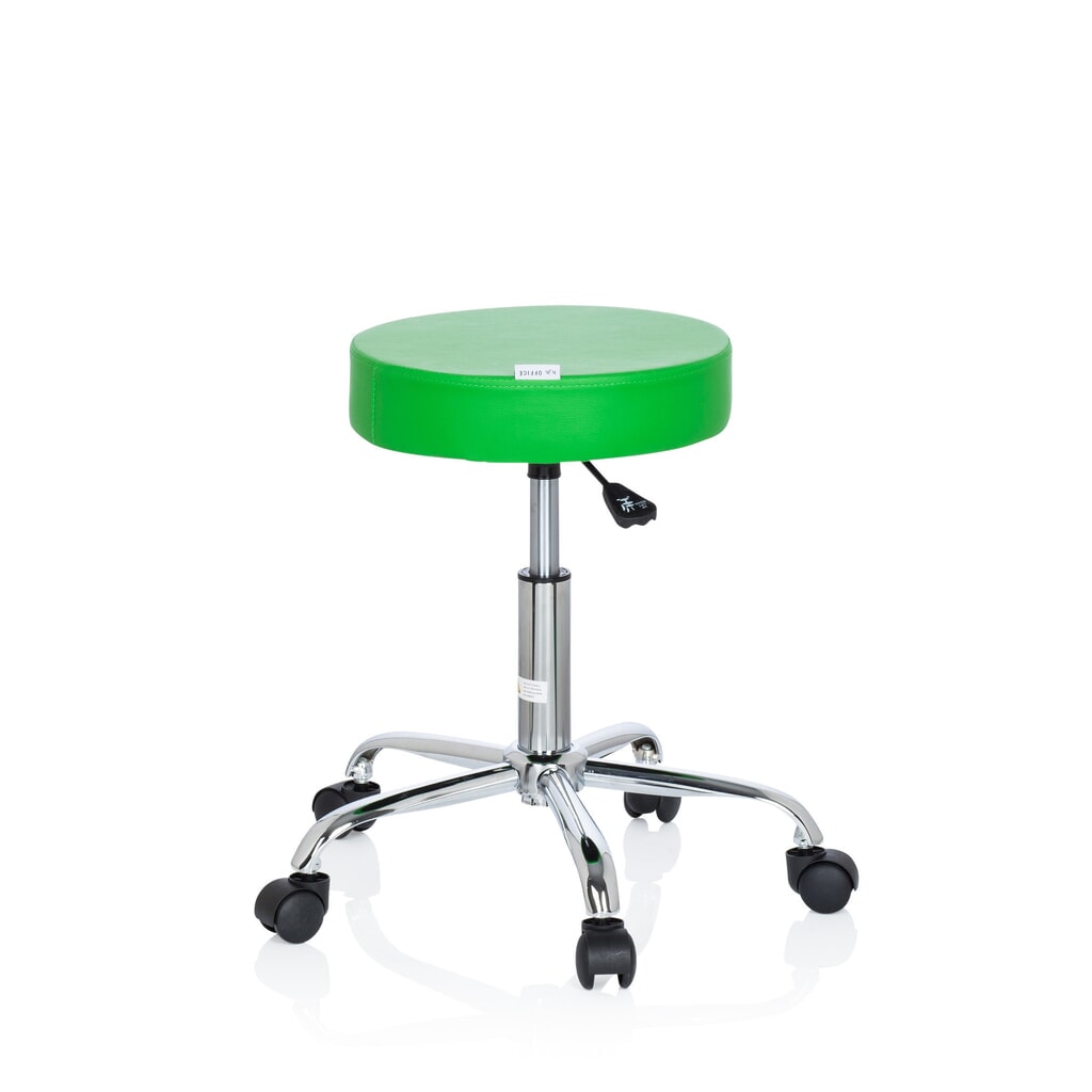 Productafbeelding nr. 4: hjh OFFICE Ergonomischer Hocker / Drehhocker OPERATOR II Kunstleder, grün