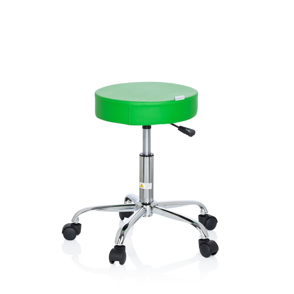 Productafbeelding nr. 5: hjh OFFICE Ergonomischer Hocker / Drehhocker OPERATOR II Kunstleder, grün