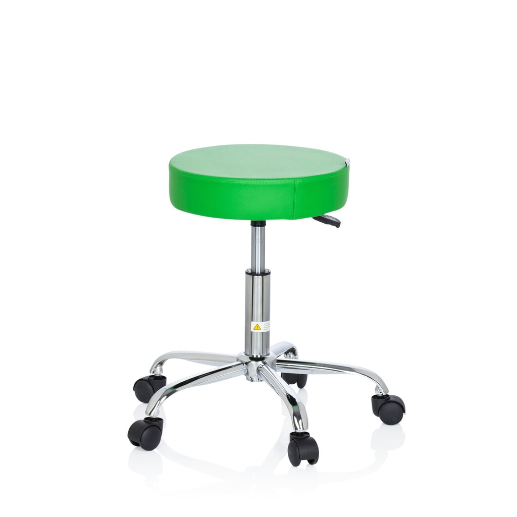 Productafbeelding nr. 6: hjh OFFICE Ergonomischer Hocker / Drehhocker OPERATOR II Kunstleder, grün