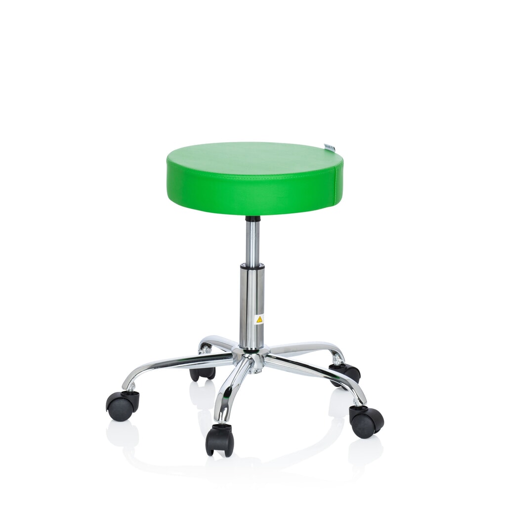 Productafbeelding nr. 7: hjh OFFICE Ergonomischer Hocker / Drehhocker OPERATOR II Kunstleder, grün