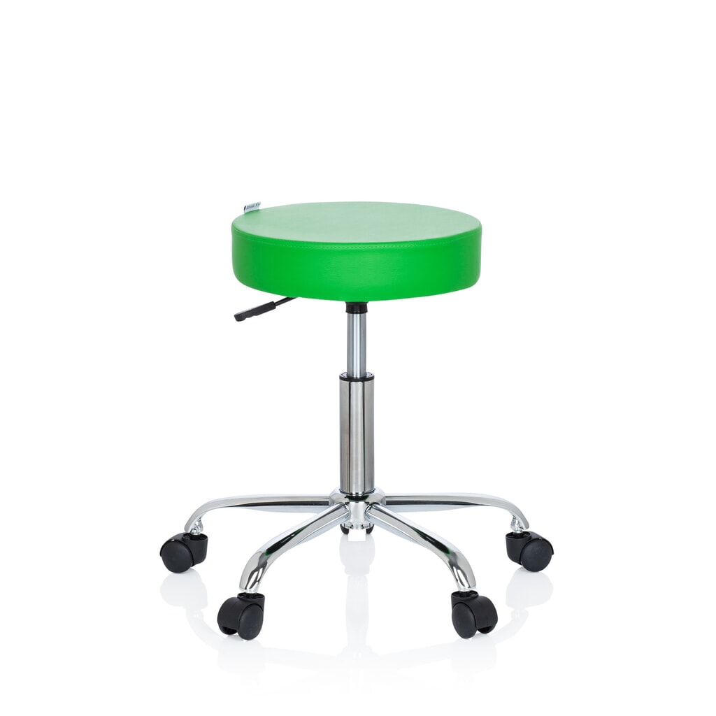 Productafbeelding nr. 1: hjh OFFICE Ergonomischer Hocker / Drehhocker OPERATOR II Kunstleder, grün