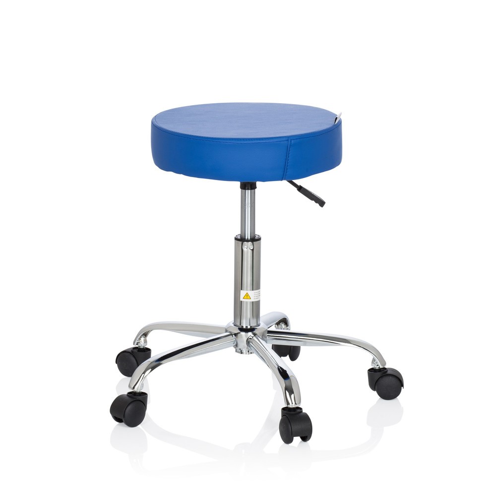 Productafbeelding nr. 6: hjh OFFICE Ergonomischer Hocker / Drehhocker OPERATOR II Kunstleder, blau