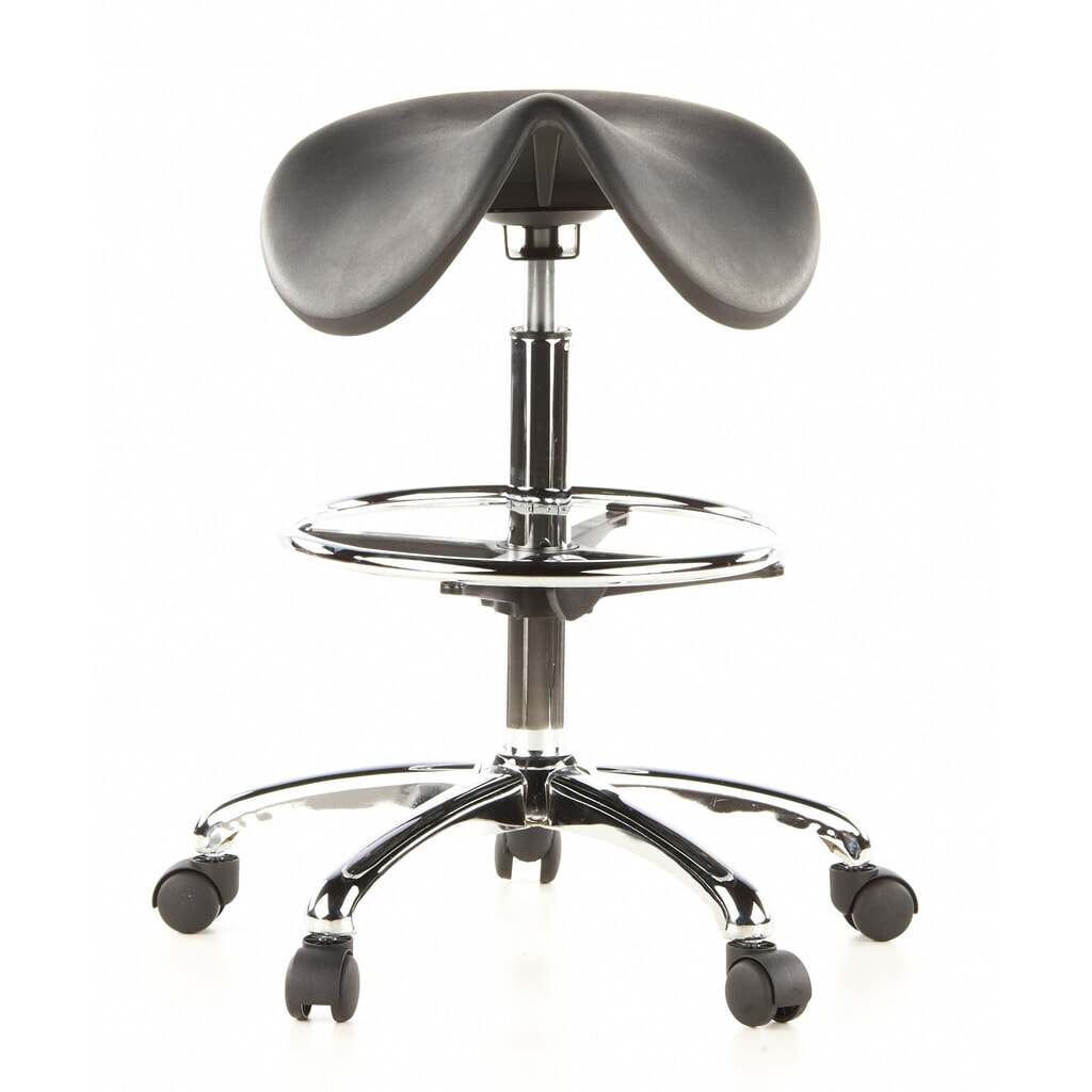 hjh OFFICE Hocker / Drehhocker TOP WORK 13 Hartschaum, schwarz Product afbeelding: hjh OFFICE Hocker / Drehhocker TOP WORK 13 Hartschaum, schwarz