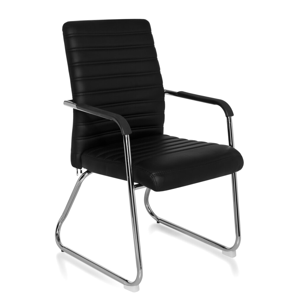 Productafbeelding nr. 4: Vergaderstoel / sledestoel hjh OFFICE STEEL V PU, zwart