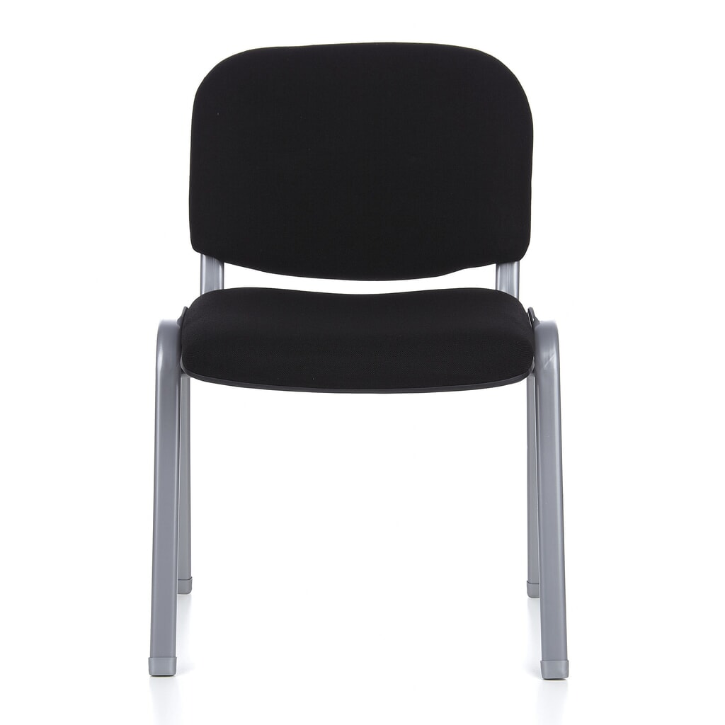 Vergaderstoel / bezoekersstoel hjh OFFICE XT 600, zwart / zilver Product afbeelding: Vergaderstoel / bezoekersstoel hjh OFFICE XT 600, zwart / zilver