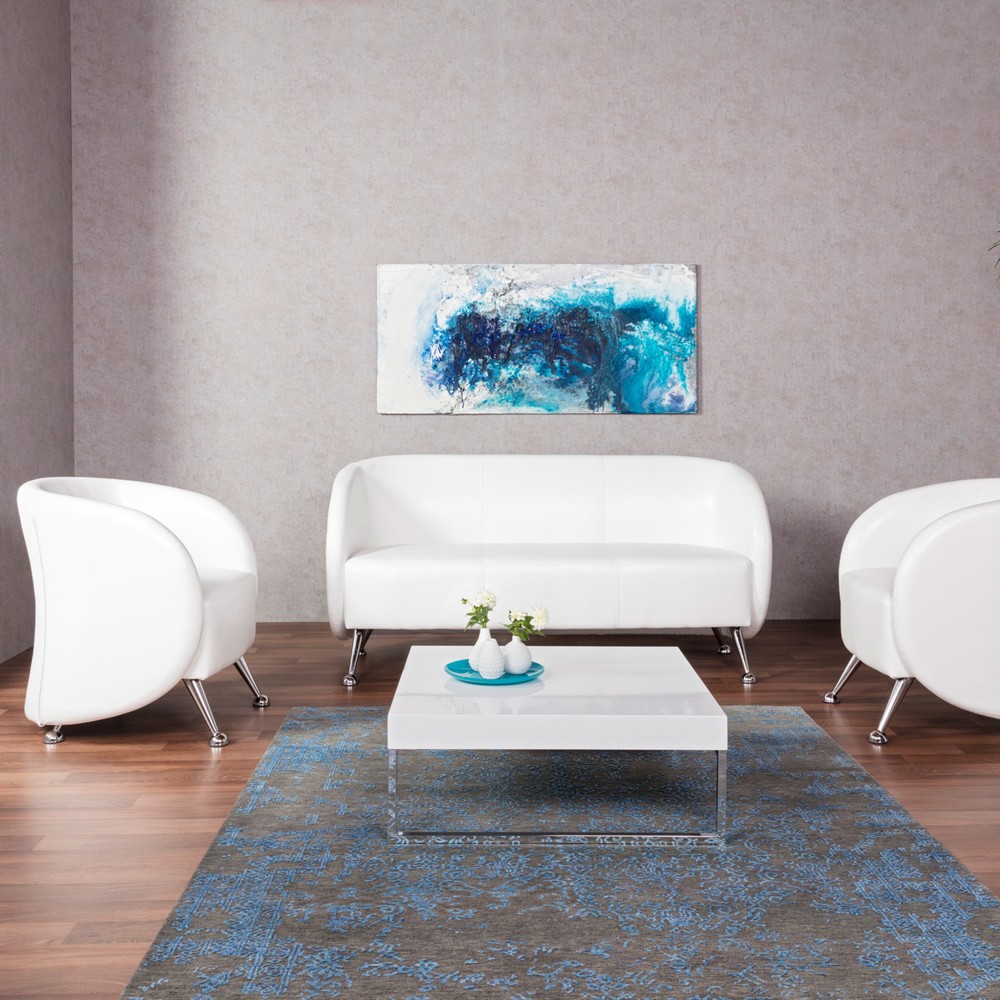 Productafbeelding nr. 3: Loungezetel / clubzetel hjh OFFICE ST. LUCIA kunstleer, wit
