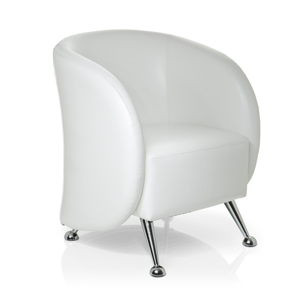 Productafbeelding nr. 4: Loungezetel / clubzetel hjh OFFICE ST. LUCIA kunstleer, wit