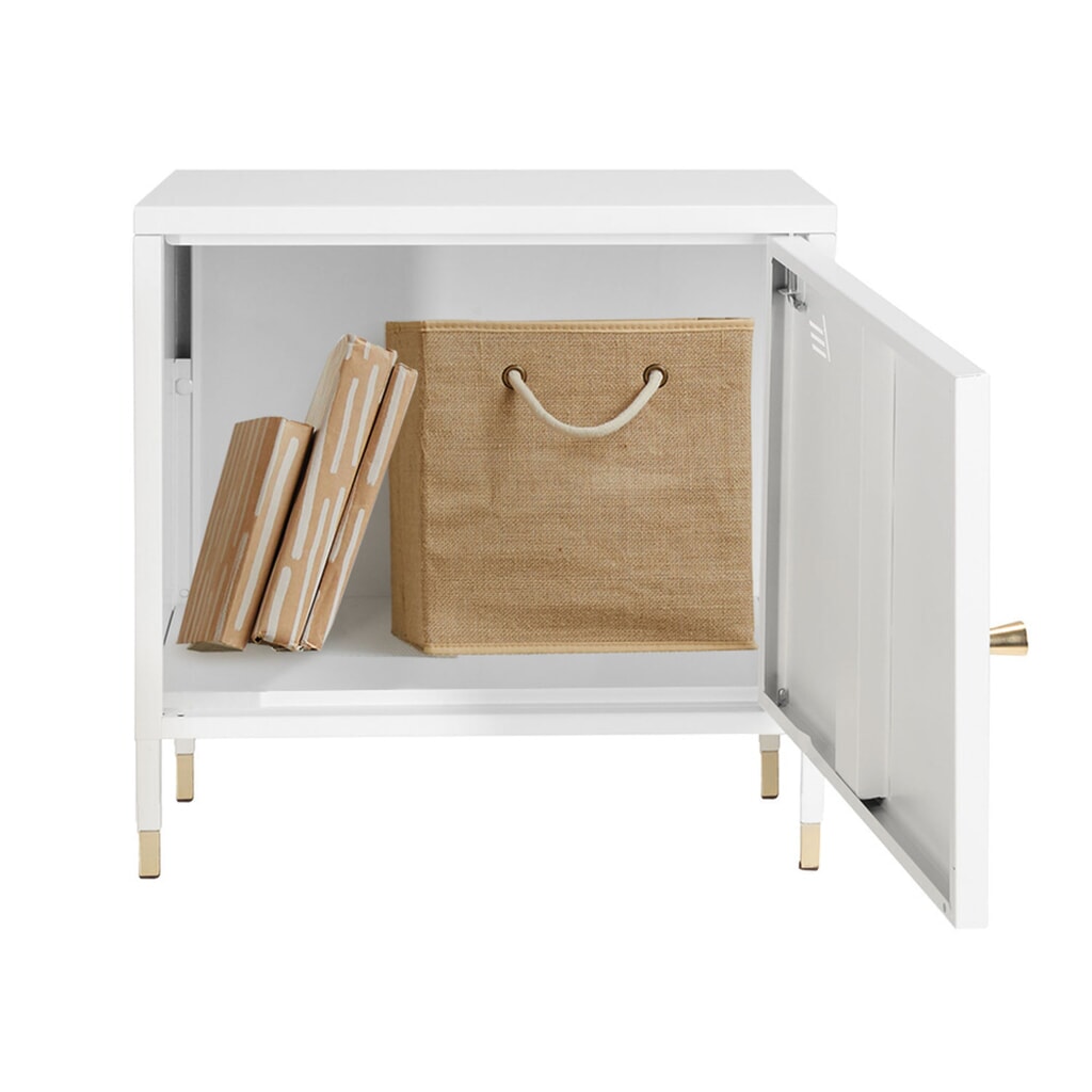 Metalen kast / onderbouwwerkbank hjh OFFICE UMEO metaal, wit Productafbeelding nr. 3: Metalen kast / onderbouwwerkbank hjh OFFICE UMEO metaal, wit