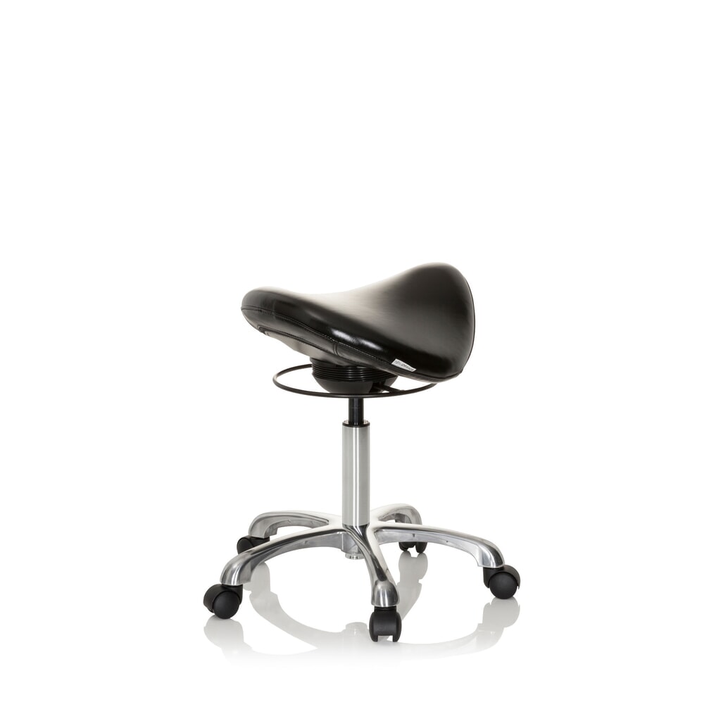 Productafbeelding nr. 5: hjh OFFICE Ergonomischer Hocker / Sattelstuhl ORTHO SIT PU Kunstleder, schwarz