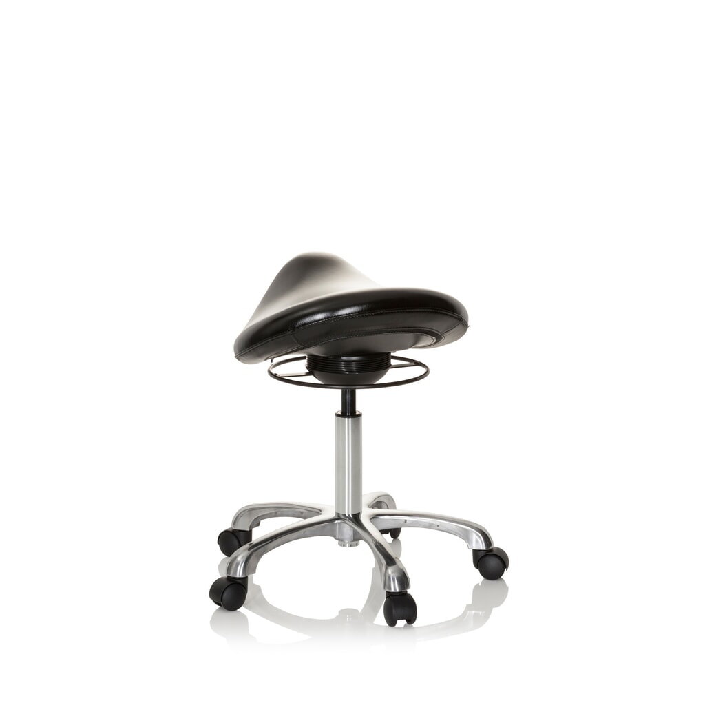 Productafbeelding nr. 7: hjh OFFICE Ergonomischer Hocker / Sattelstuhl ORTHO SIT PU Kunstleder, schwarz