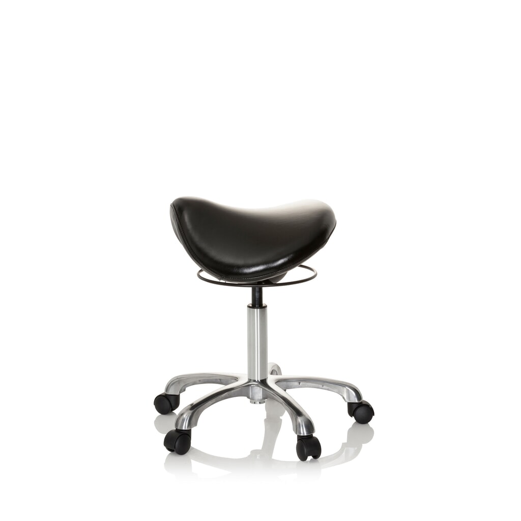 Productafbeelding nr. 9: hjh OFFICE Ergonomischer Hocker / Sattelstuhl ORTHO SIT PU Kunstleder, schwarz
