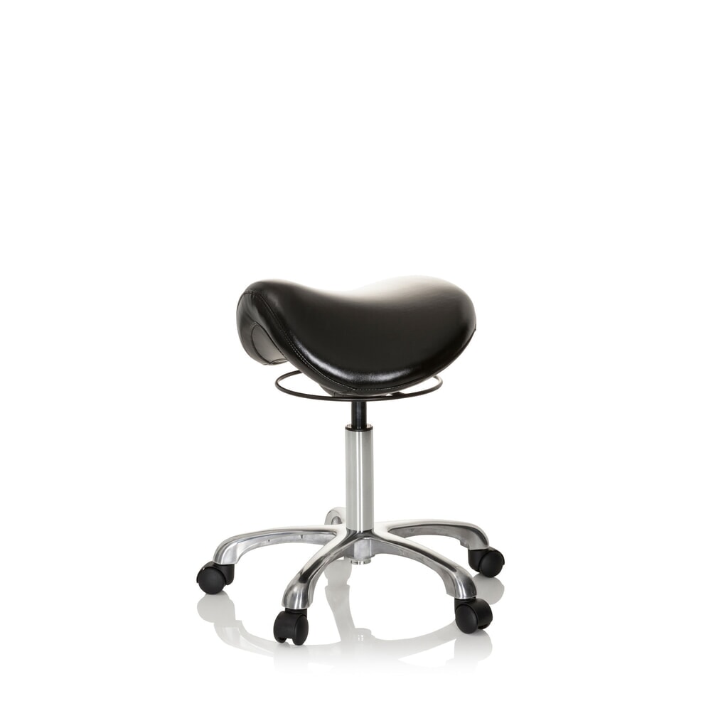 Productafbeelding nr. 10: hjh OFFICE Ergonomischer Hocker / Sattelstuhl ORTHO SIT PU Kunstleder, schwarz