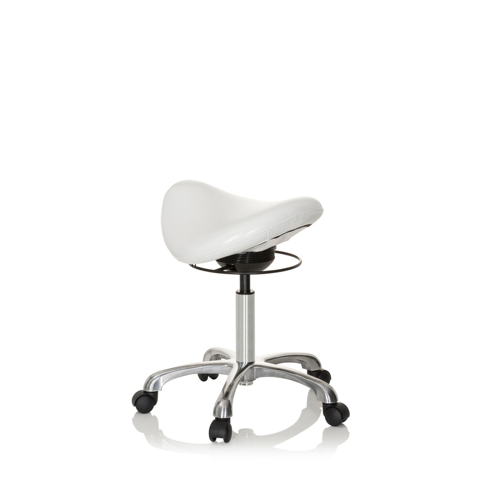 Productafbeelding nr. 8: hjh OFFICE Ergonomischer Hocker / Sattelstuhl ORTHO SIT PU Kunstleder, weiß