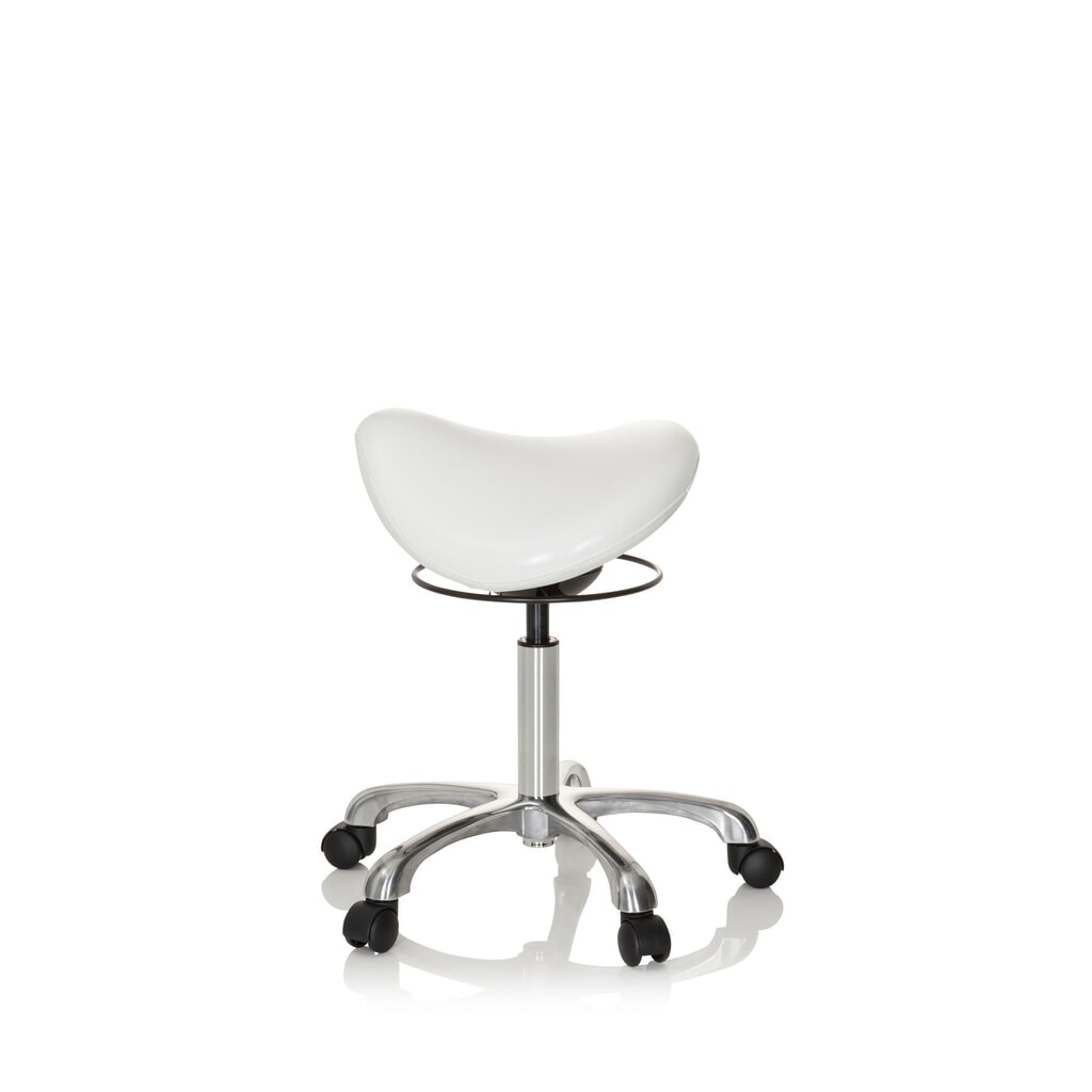 Productafbeelding nr. 9: hjh OFFICE Ergonomischer Hocker / Sattelstuhl ORTHO SIT PU Kunstleder, weiß