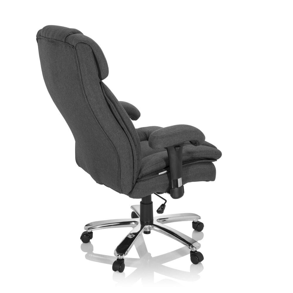 Productafbeelding nr. 5: hjh OFFICE Schwerlaststuhl / Büro BUILDER XXL I Stoff, dunkelgrau
