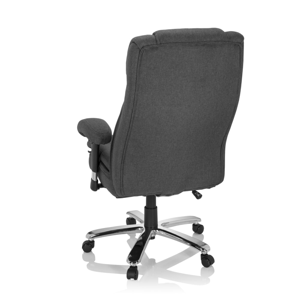 Productafbeelding nr. 7: hjh OFFICE Schwerlaststuhl / Büro BUILDER XXL I Stoff, dunkelgrau