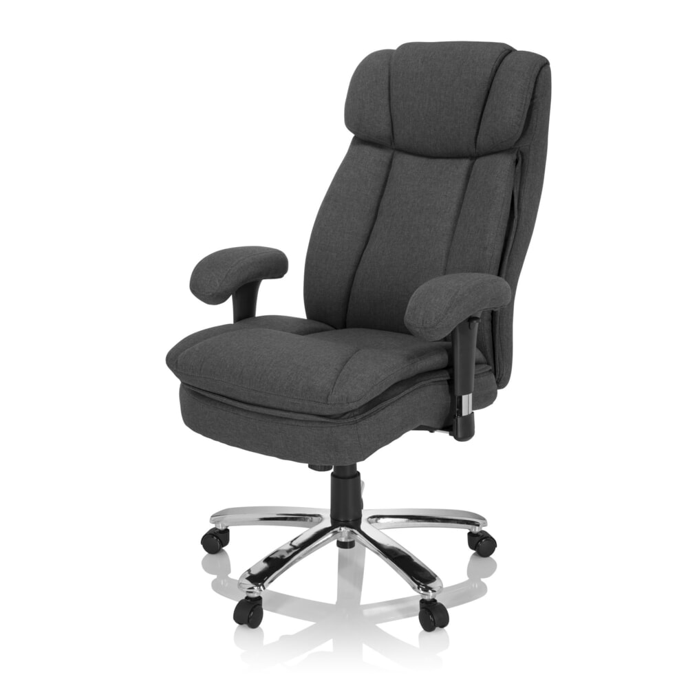 Productafbeelding nr. 10: hjh OFFICE Schwerlaststuhl / Büro BUILDER XXL I Stoff, dunkelgrau