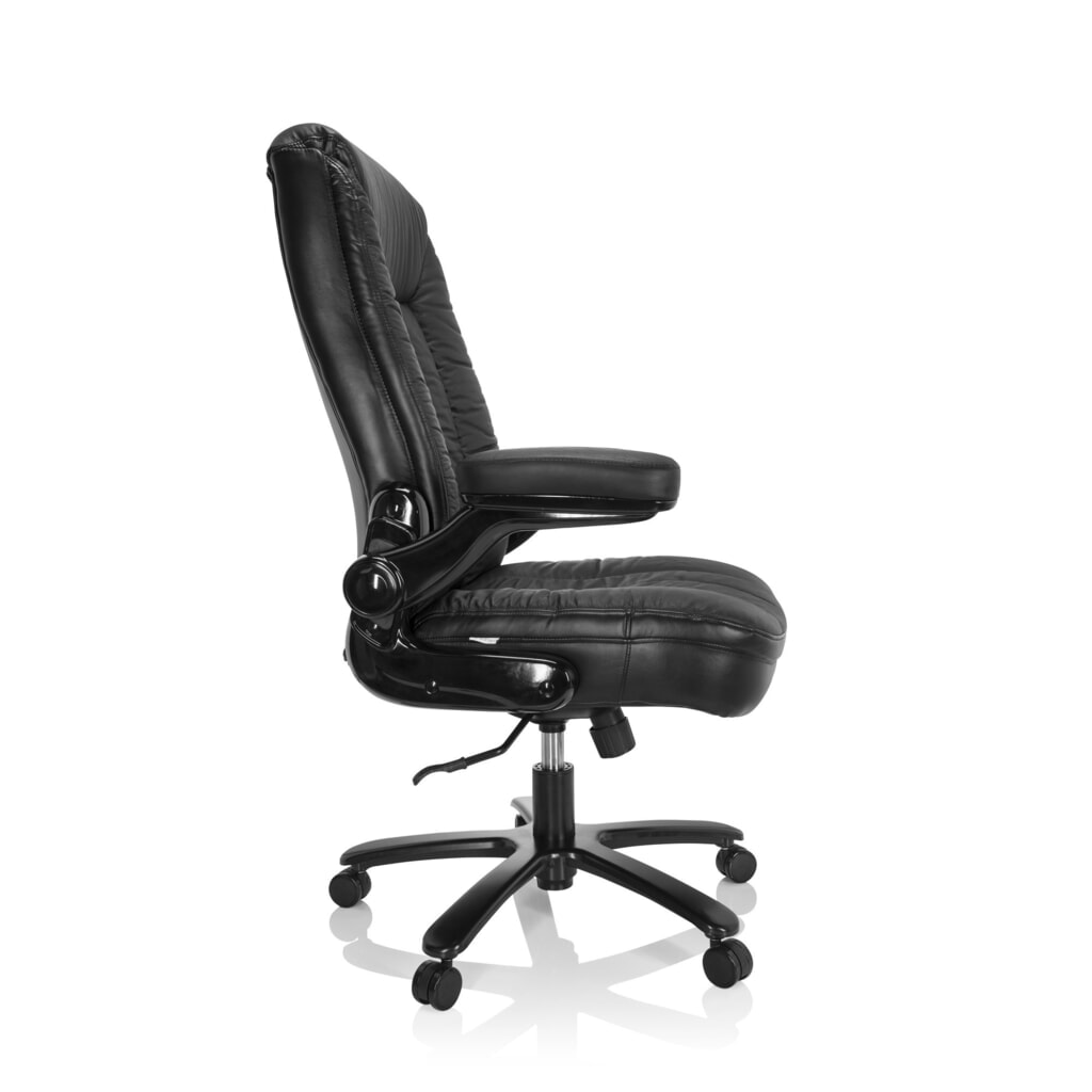 hjh OFFICE Schwerlaststuhl / Büro INSTRUCTOR III XXL Leder, schwarz Productafbeelding nr. 3: hjh OFFICE Schwerlaststuhl / Büro INSTRUCTOR III XXL Leder, schwarz