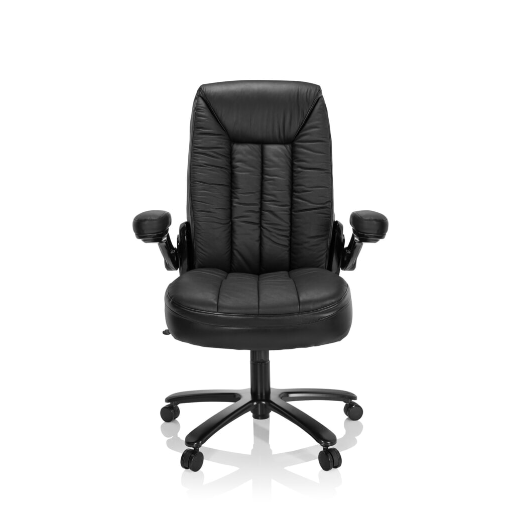 Product afbeelding: hjh OFFICE Schwerlaststuhl / Büro INSTRUCTOR III XXL Leder, schwarz