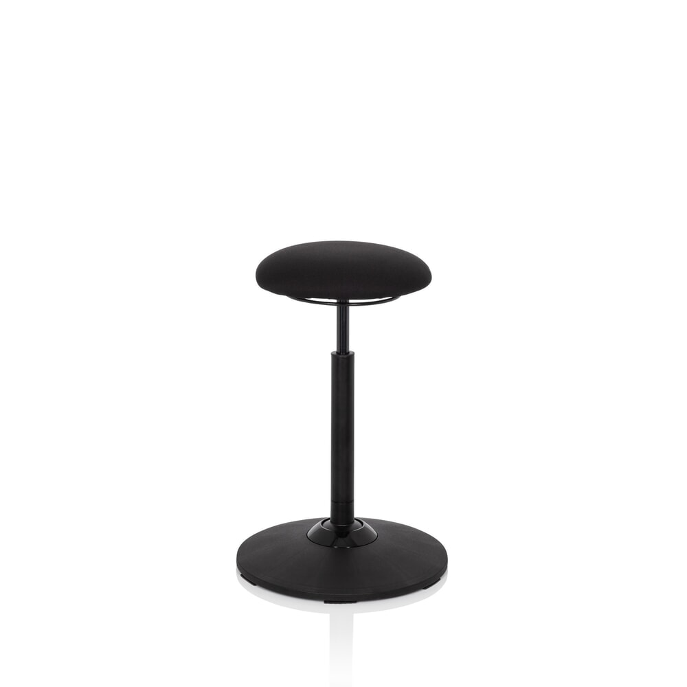 Productafbeelding nr. 1: hjh OFFICE Ergonomische Hocker / Stehhilfe BALANCE SIT Stoff, schwarz