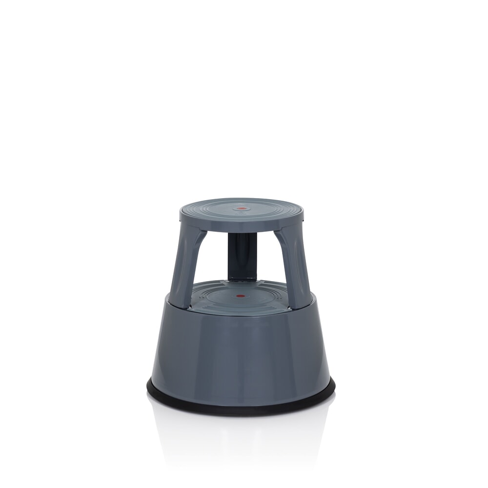 Productafbeelding nr. 1: hjh OFFICE Tritthocker / Rollhocker TIO-M II Metall, Kunststoff, dunkelgrau