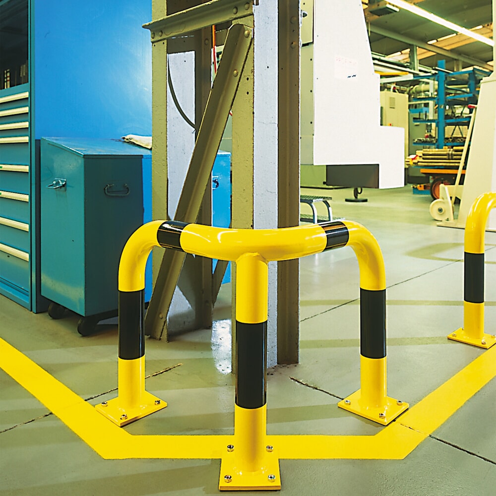 Product afbeelding: Hoekbeschermingsbeugel voor gebruik binnen en buiten, thermisch verzinkt, hoogte 350 mm