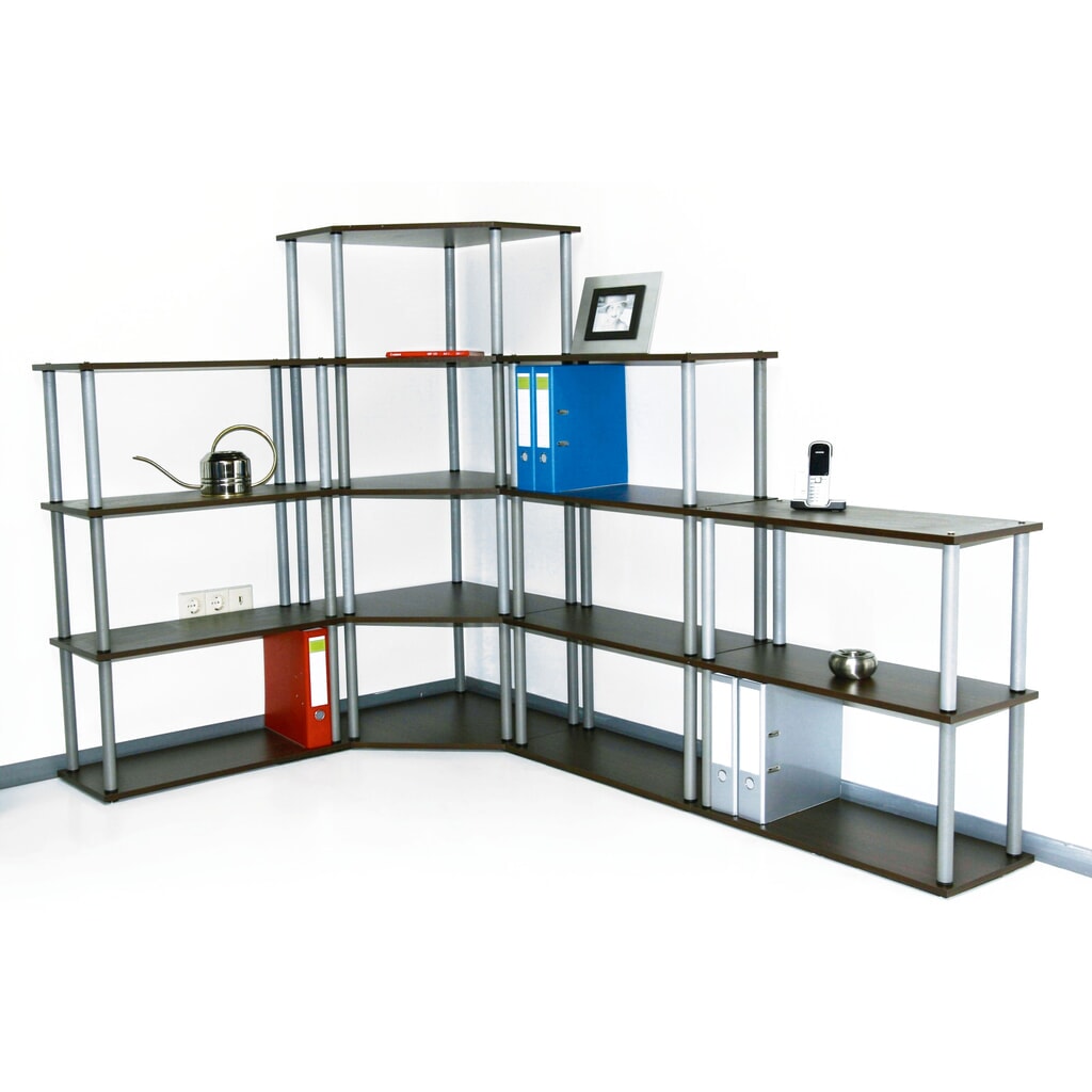 Product afbeelding: Hoekrek OFFICE, 2 legplanken