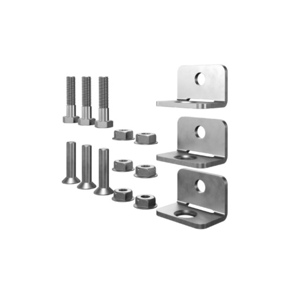 Productafbeelding nr. 2: TROAX® toebehoren voor hoekverbinders voor rasterscheidingswandsysteem, voor scheidingswanden voor magazijnen, 3 stuks/pak.